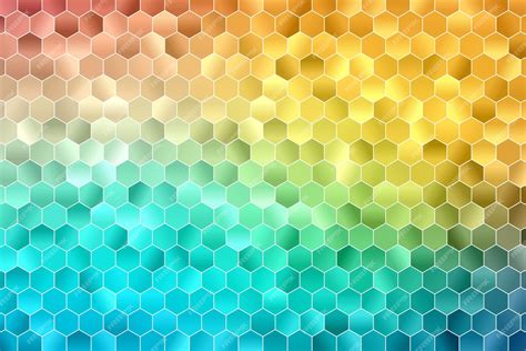 Premium Vector | Hexagon geometric background. polygon wallpaper ...