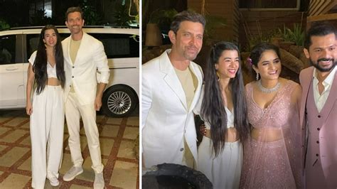 Saba Azad, Hrithik Roshan look cute collectively as they attend a ...