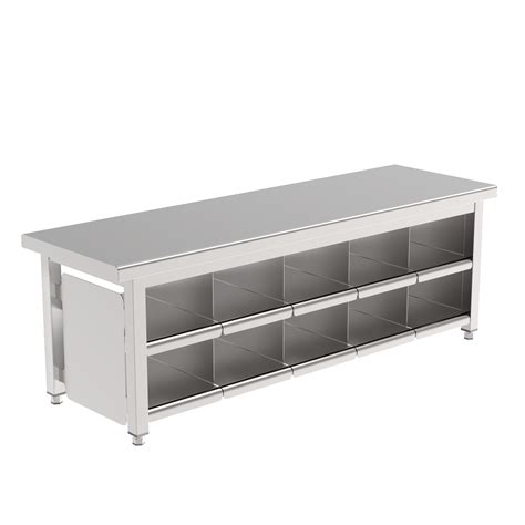 STEP-OVER BENCH WITH SHOE COMPARTMENTS - Cleanroom Components