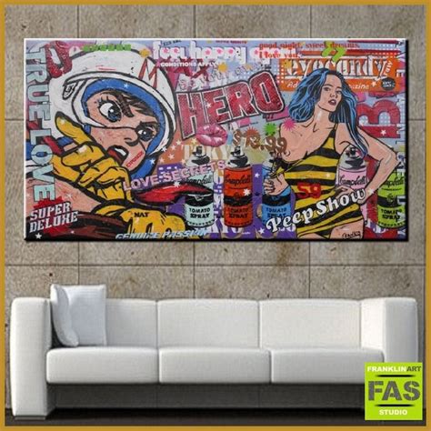 Speed Hero 190cm x 100cm Speed Racer | Australian art, Abstract canvas painting, Pop art