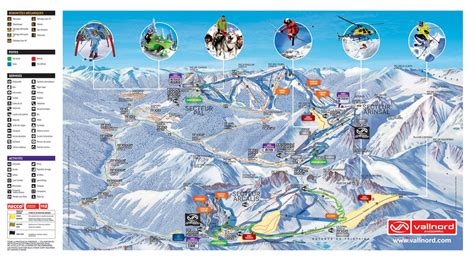 Vallnord ski map - Ski Europe - winter ski vacation deals in Andorra, Austria, France, Germany ...