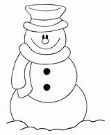 Printable Snowman Coloring Pages For Kids sketch template