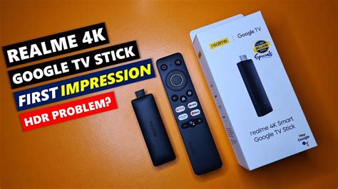 Realme 4k Smart Google TV Stick | Unboxing, Set-up & First Impressions | Google TV in India ...