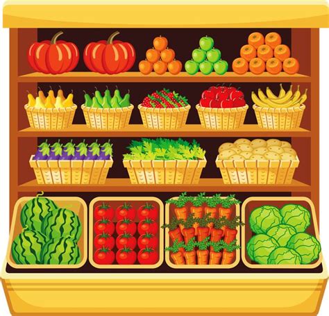 Supermarket 0 images about clipart cuisine on jars fruits and - WikiClipArt