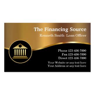 Financial Business Cards & Templates | Zazzle