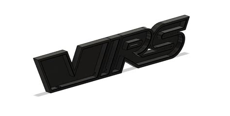 VRS LED logo by Jakub Dvořák | Download free STL model | Printables.com