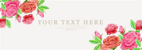 Premium Vector | Beautifull floral wedding banner background template