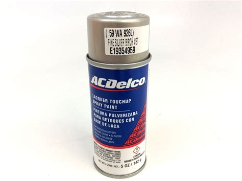 Gm Acdelco Chevrolet Gmc Silver Birch Lacquer Touch-up Spray Paint Wa926l Oem