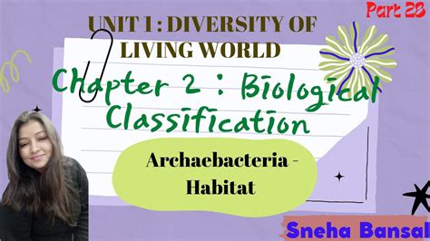 Archaebacteria - Habitat I Biological Classification l Sneha Bansal ...