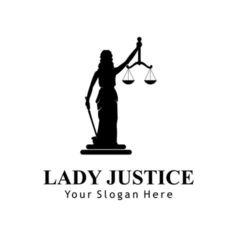 justice lady logo 9514777 Vector Art at Vecteezy