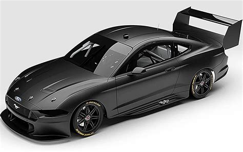 Ford Mustang GT Supercar Matte Black Body Edition – Riverina Model Cars ...