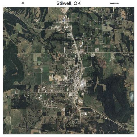 Aerial Photography Map of Stilwell, OK Oklahoma