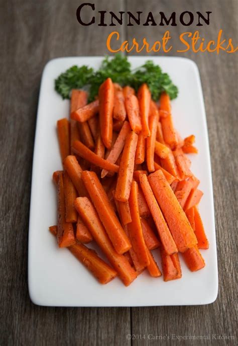 Cinnamon Carrot Sticks | Carrie’s Experimental Kitchen