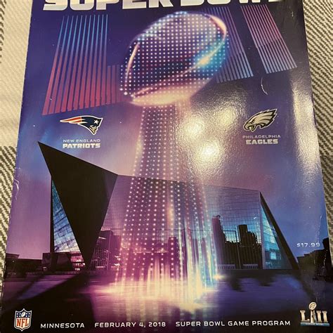 Super Bowl 2018 official game programme. Collectible... - Depop