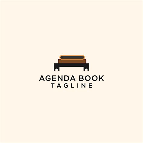 Agenda book logo icon design 12650667 Vector Art at Vecteezy