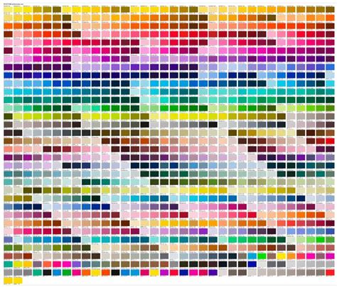 Pantone To Rgb Conversion Chart - sdirectaceto