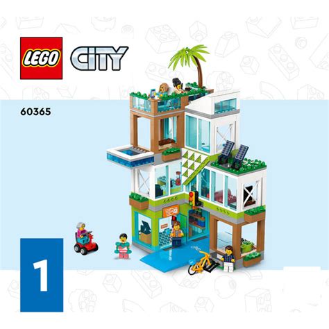 LEGO Apartment Building Set 60365 Instructions | Brick Owl - LEGO ...