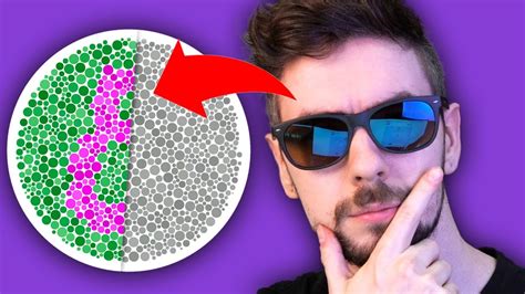 Taking A Colour Blind Test With Colour Blind Glasses - YouTube