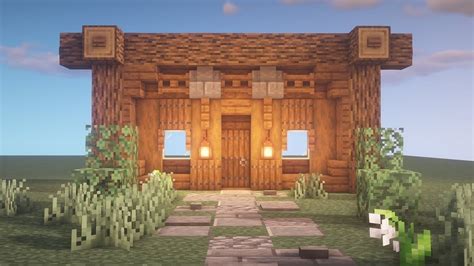 Minecraft house entrance idea | Minecraft houses survival, Minecraft houses, Minecraft wall