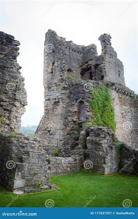 Richmond Castle, Richmond. England. Stock Image - Image of kingdom ...