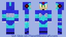 Mega Man X Minecraft Skin