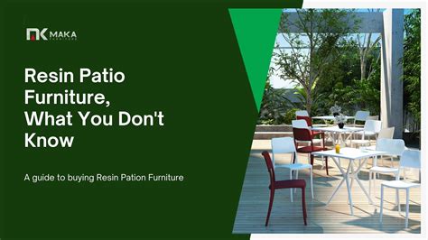 Resin Patio Furniture, What You Don't Know | bzmaka