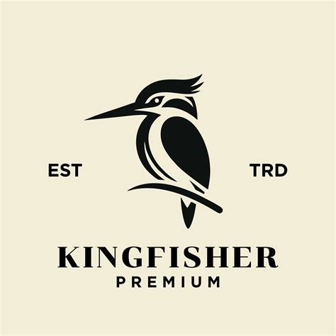 Kingfisher bird logo icon design illustration 36383458 Vector Art at ...