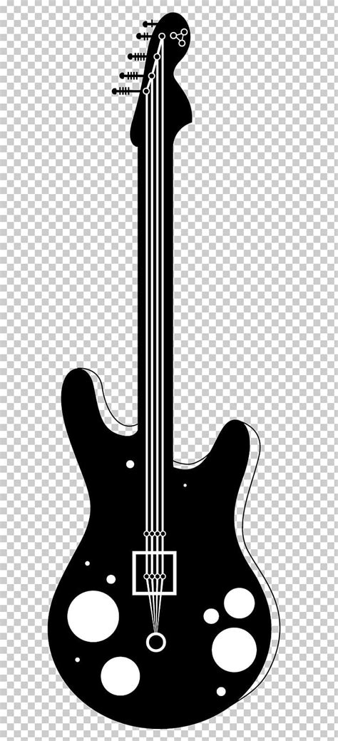 Bass Guitar Acoustic-electric Guitar Double Bass PNG, Clipart, Bass Guitar, Black And White ...