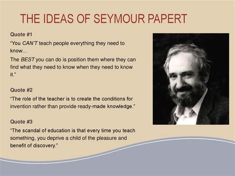 Seymour Papert Constructionism