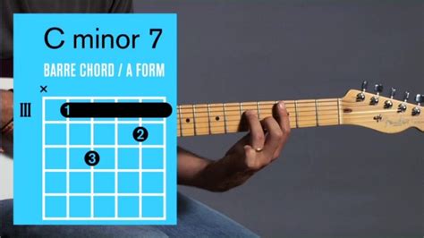 How to Play a C Minor 7 Barre Chord on Guitar - Howcast