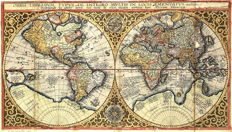 2. Plancius-maps (1590) 1e staat - Biblia Neerlandica