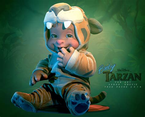 Baby Tarzan Concept Art