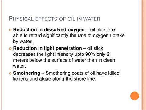 Sources and effects of oil pollution in marine environment