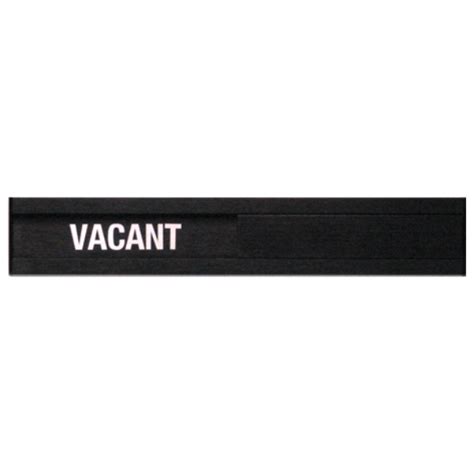 Vacant Occupied Slider Plate Door Sign 1 3/4″ x 10″ – BC Site Service