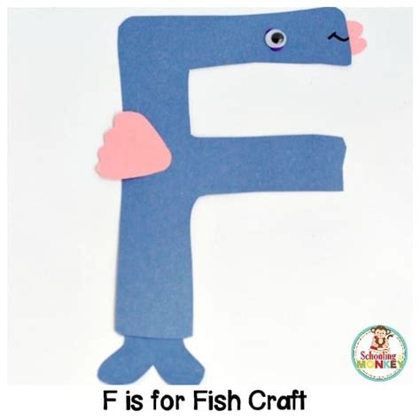 F is for Fish Alphabet Craft