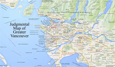 Map Of Greater Vancouver