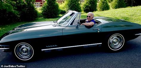 Joe Biden takes his 1967 Corvette for a spin in campaign video | Daily Mail Online