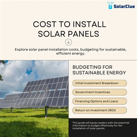 Solar Panel Installation Cost Guide: Exploring Costs