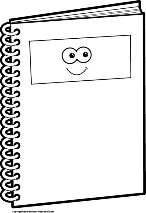 Note Book PNG Black And White Transparent Note Book Black And White.PNG ...