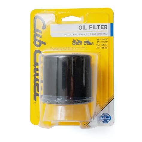 Cub Cadet Replacement Engine Oil Filter for Premium Cub Cadet 679 cc V ...