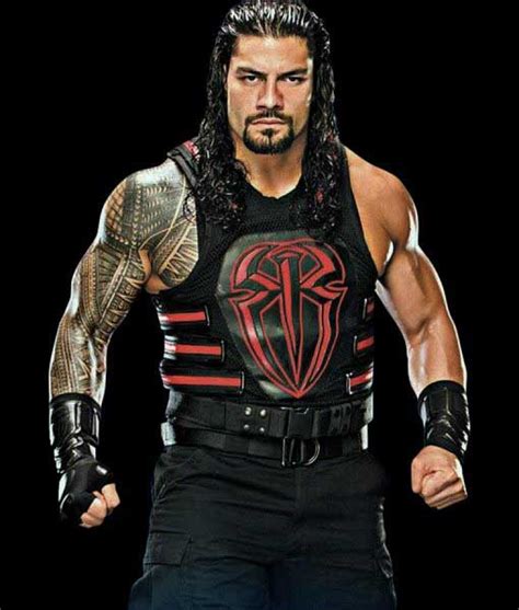 WWE Roman Reigns Red Leather Vest | TLC