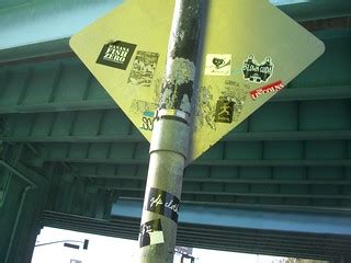 Stickers | On Bryant facing SW, the overpass is I80 | Jason White | Flickr