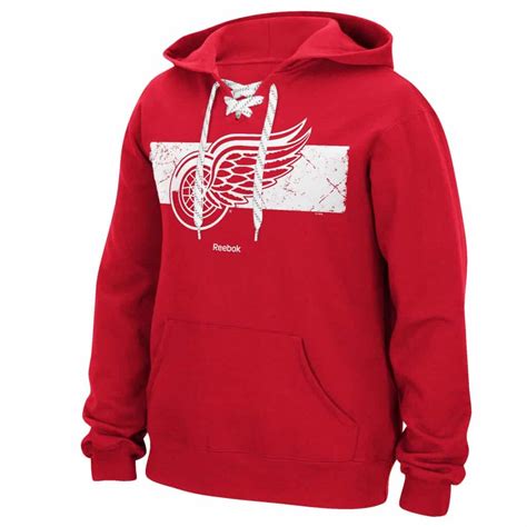 Detroit Red Wings NHL Jersey Hoodie - Detroit Game Gear