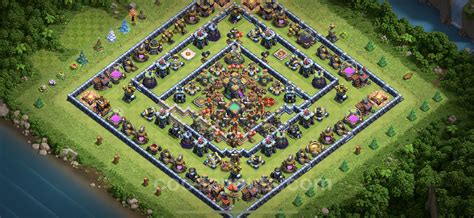 Best Anti 3 Stars Base TH14 with Link, Hybrid - Town Hall Level 14 Base ...