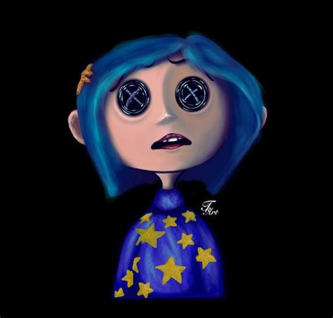 Coraline Button Eyes Art