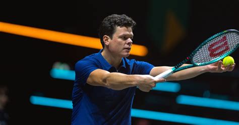 Milos Raonic vs Jesper de Jong Highlights