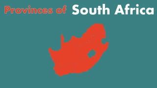 South africa provinces | PPT