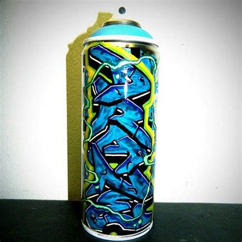 spray paint can with spray paint graffiti on it | Graffiti, Graffiti ...