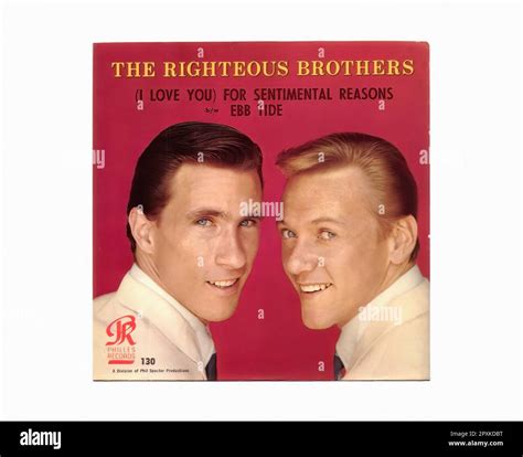 Righteous Brothers - 1965 11 B - Vintage 45 R.P.M Music Vinyl Record Stock Photo - Alamy