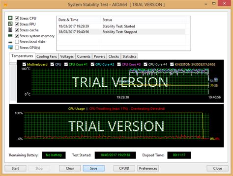 Benchmark reporting CPU Throttling - Hardware monitoring - AIDA64 Discussion Forum